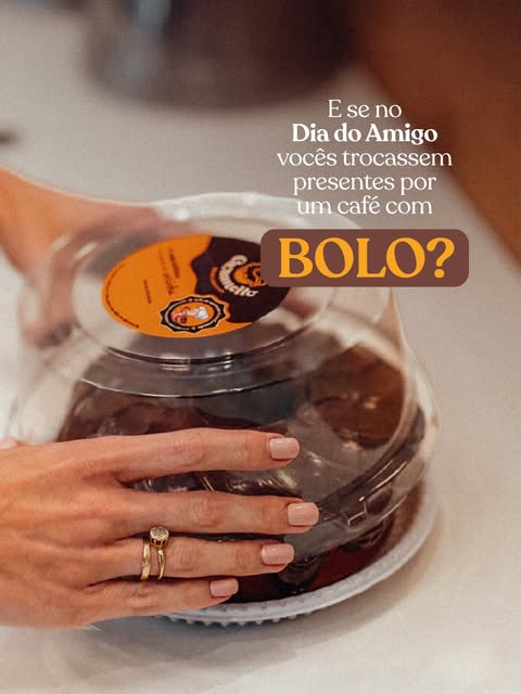 Embalagem do Caramello Bolos pronta para entrega